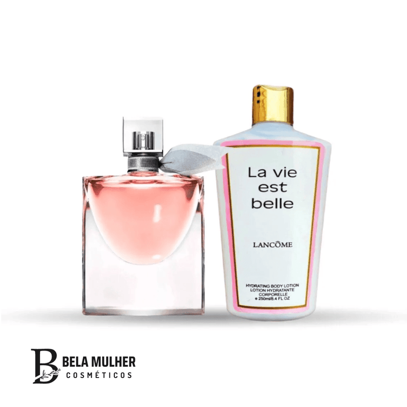 ( Kit La Vie ) Perfume e Hidratante – 100ml e 250ml | Feminino - Bela Mulher Cosméticos